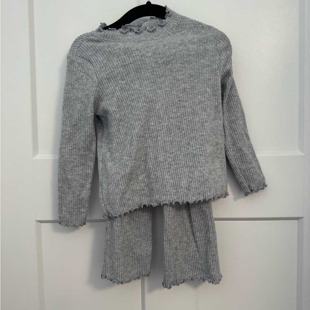 Old Navy Kids Ribbed Gray Set